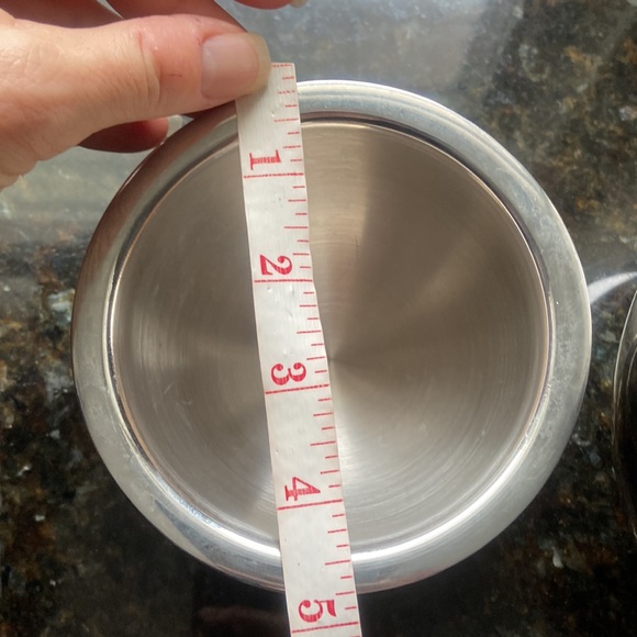 CB2 Crate & Barrel Stainless Steel Mixing Nesting Bowls - Picture 9 of 10